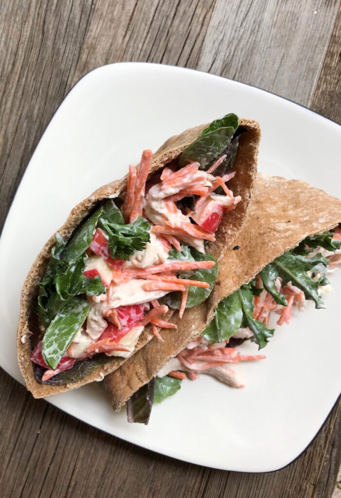 Overhead shot of Waldorf Pita Pockets