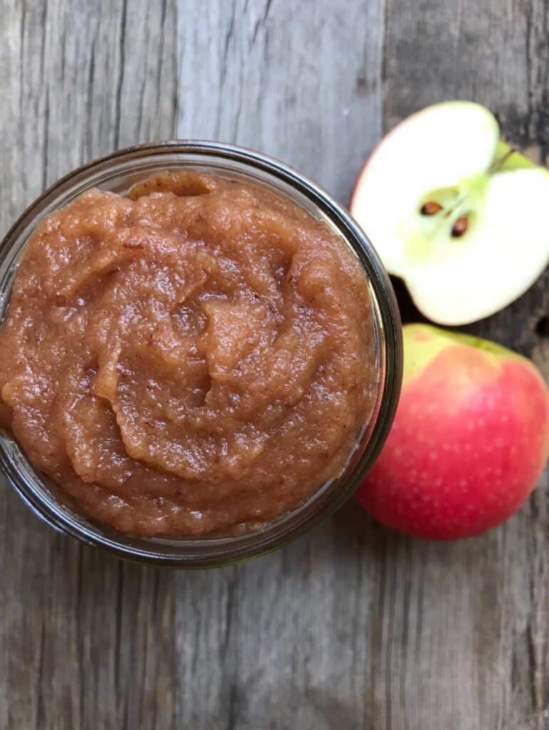 Overhead shot of Slow Cooker Apple Butter